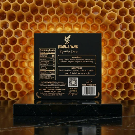 Caja de sobres de miel orgánica – 12 paquetes x 20 gramos