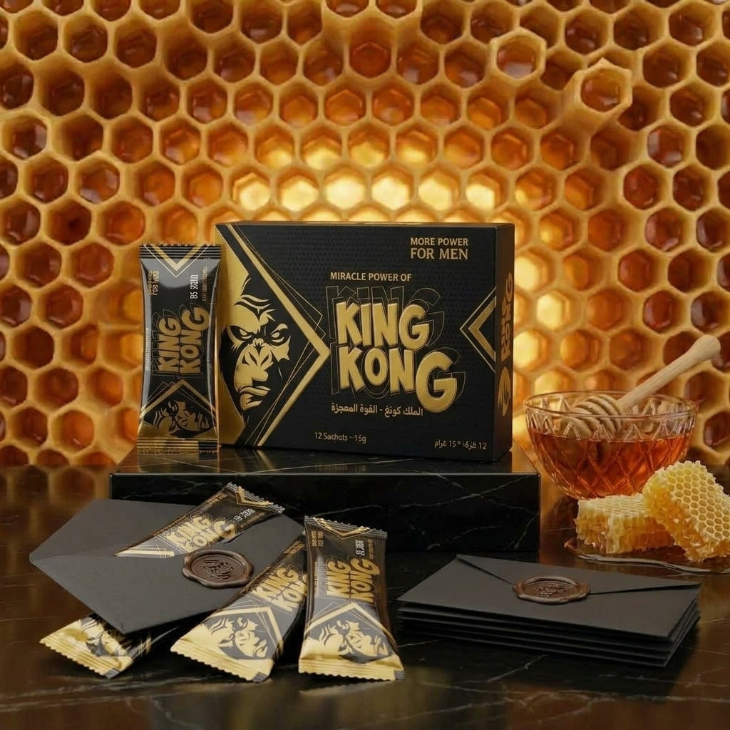 KING KONG HONEY – Caja de 12 sobres x 15 gramos