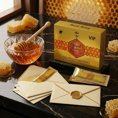 ROYAL HONEY VIP – 12 paquetes x 20 gramos